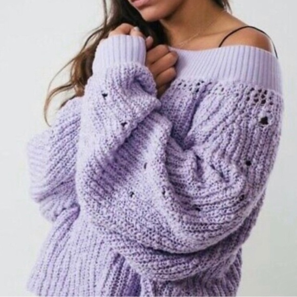 Free People Sweaters - Free People Pandora’s Boatneck Sweater